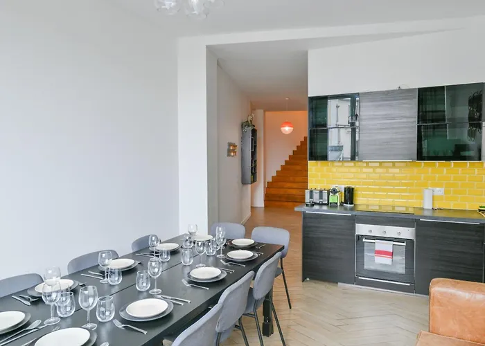 Apartmán Sacre-coeur Modern 4bd With Sauna For 10 Guests! Paříž
