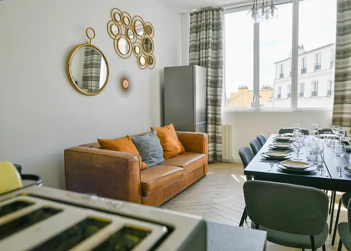 Apartmán Sacre-coeur Modern 4bd With Sauna For 10 Guests!